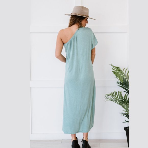 Last One New Dash of Sass One-Shoulder Dress - Picture 4 of 5